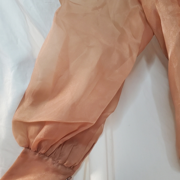 Mable Beige Fancy Blouse Undershirt Tank Size M Medium Women's Cream Neutral - Picture 2 of 13